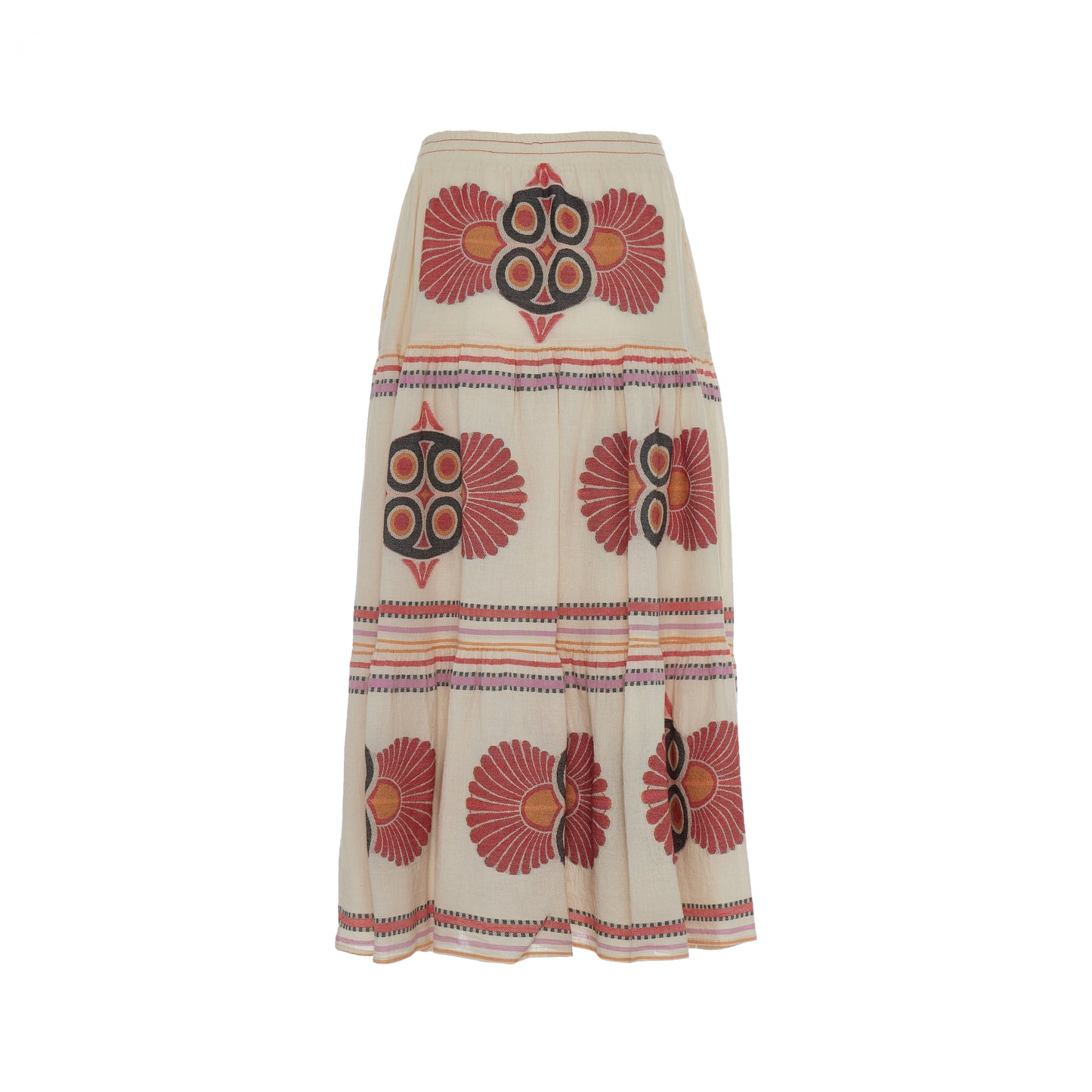 Olympia Embroidered Maxi Skirt