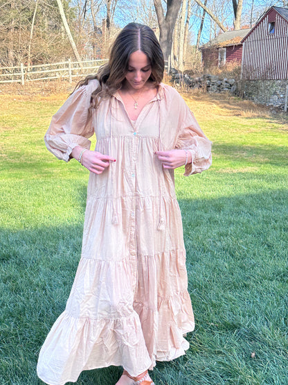 Daphne Long Sleeve Maxi Dress