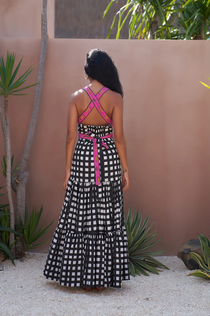 Luna Leopard Strap Maxi Dress