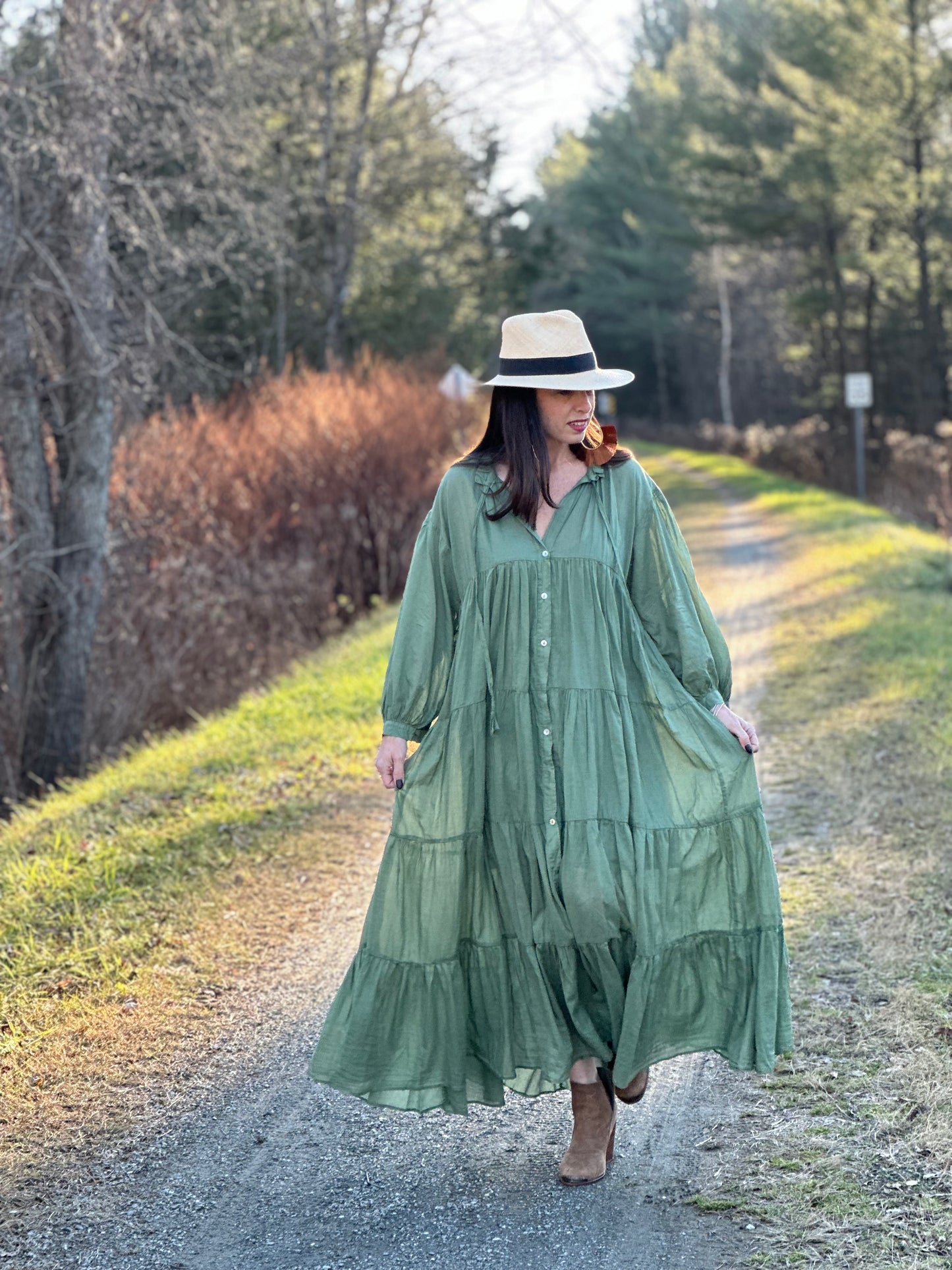 Daphne Long Sleeve Maxi Dress