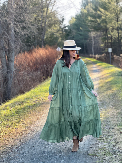 Daphne Long Sleeve Maxi Dress